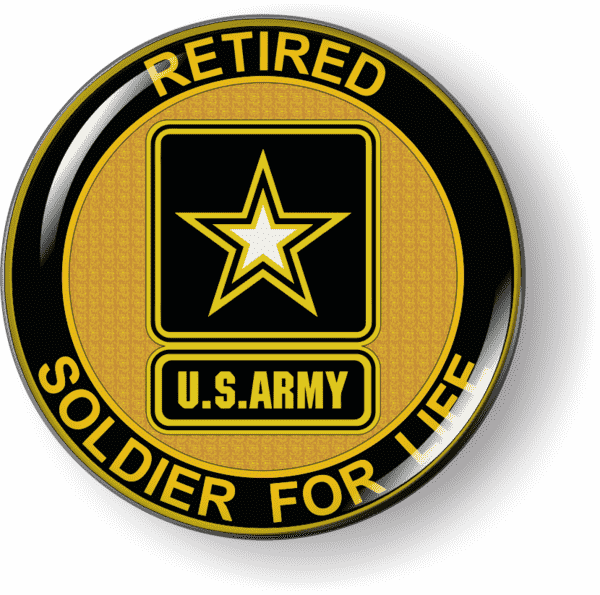 Soldier for Life Retired Emblem